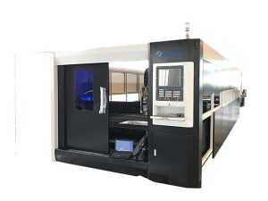 3000w纤维cnc激光金属切割机龙门双驱动结构
