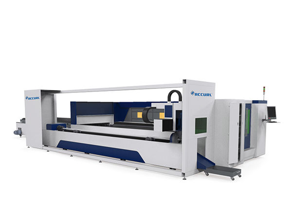 工业金属管激光切割机电动抽屉式托盘